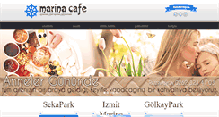 Desktop Screenshot of marinacafe.com.tr